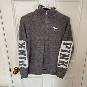 Awesome PINK logo quarter zip!